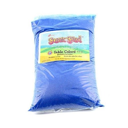 Scenic Sand Scenic Sand 4556 Activa 5 lbs Bag of Colored Sand; Bermuda Blue 4556